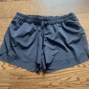 Lululemon black loose shorts